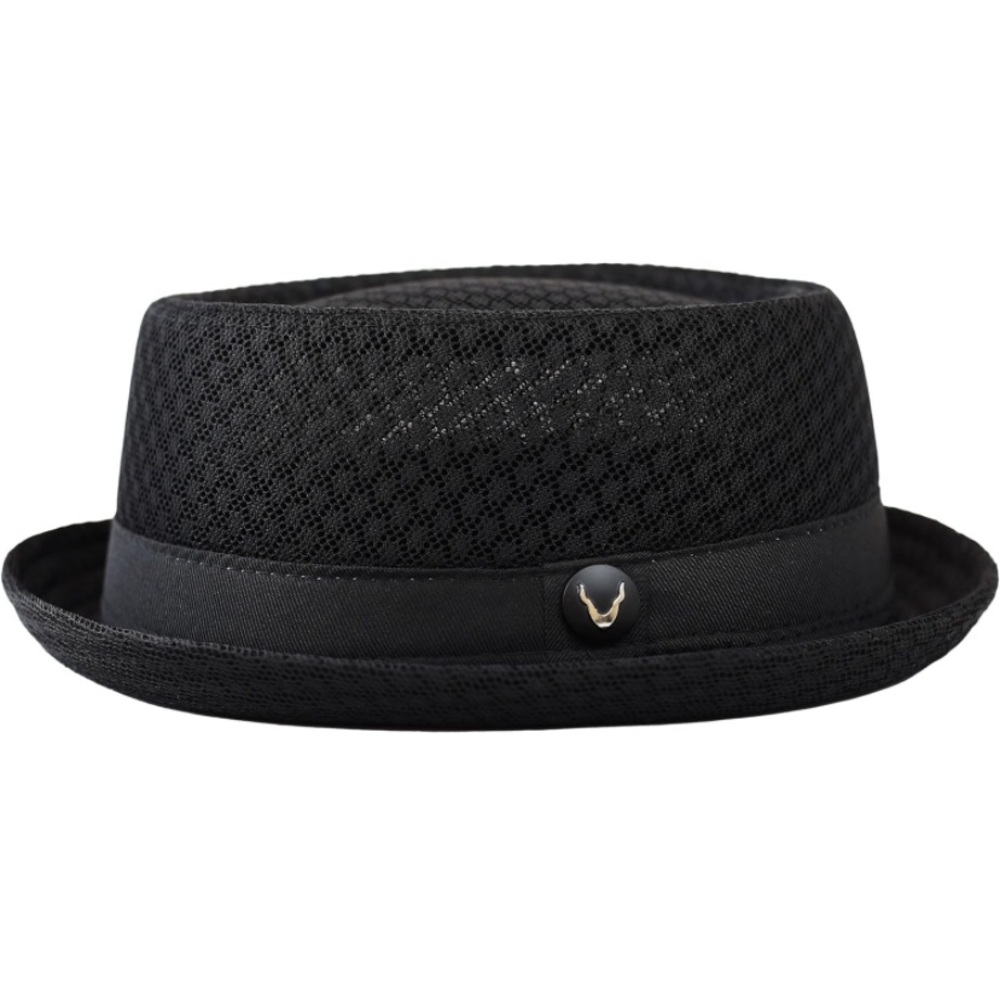 The Hat Depot Unisex Light Weight Classic Soft Cool Mesh Pork Pie hat